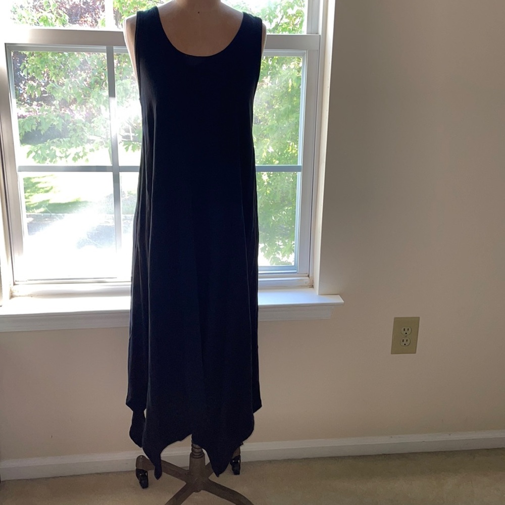 Soft Surroundings black maxi dress